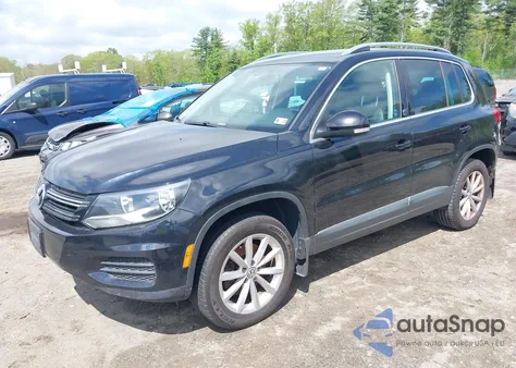 2017 Volkswagen Tiguan 2.0T Wolfsburg Edition from USA, damaged, VIN WVGSV7AX4HK012260